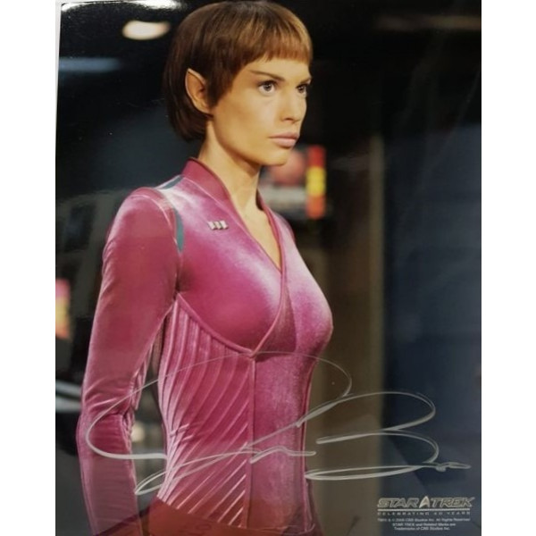 Autografo Jolene Blalock - Star Trek Enterprise 2  Foto 20x25