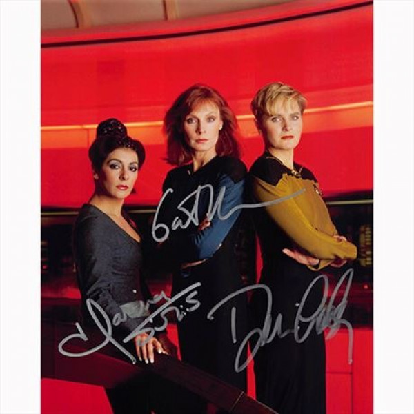 Autografo Star Trek The Next Generation Cast by 3