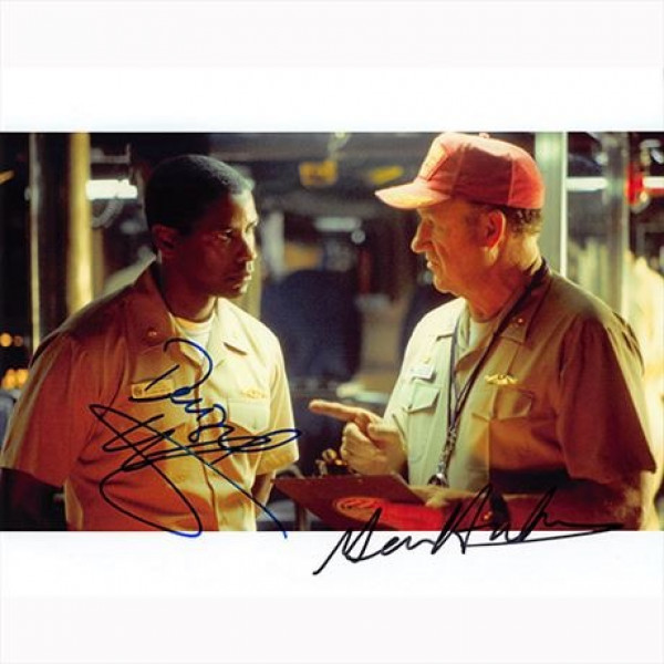 Autografo Denzel Washington & Gene Hackman - Foto 20x25