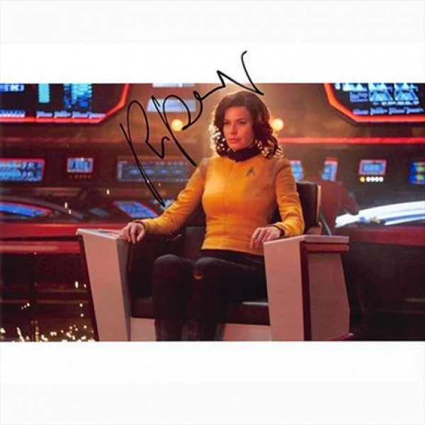 Autografo Rebecca Romijn - Star Trek Strange New Worlds Foto 20x25