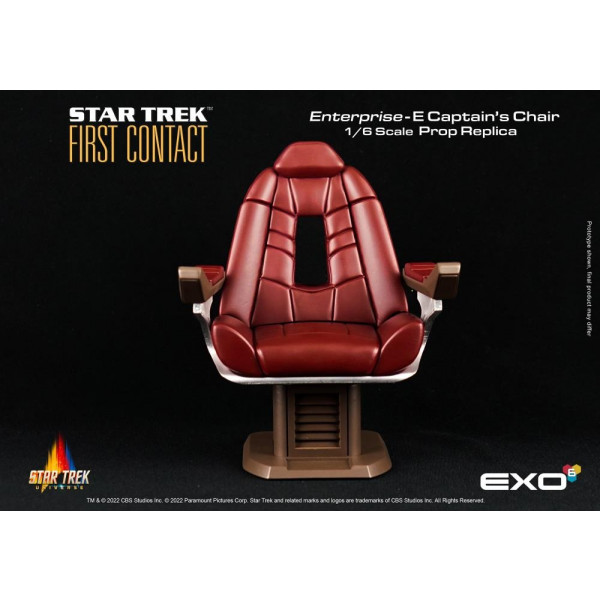 PREORDINE Star Trek: First Contact Enterprise-E Captain’s Chair 1/6 Scale Prop Replica