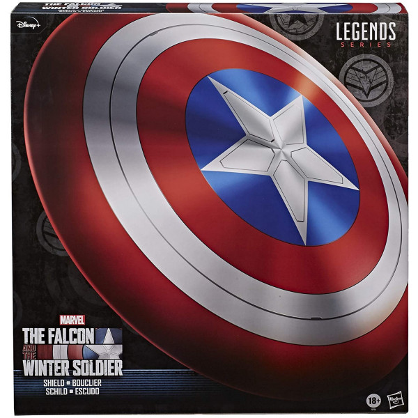 Hasbro Series Marvel Legends, Scudo Premium Captain America Falcon e Winter
