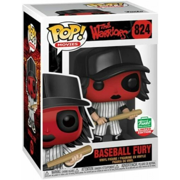 Funko Pop! The Warriors Guerrieri della Notte Baseball Fury #824 Red Funko Ltd Edition