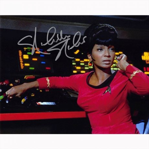 Autografo Nichelle Nichols Star Trek Classica 3 Foto 20x25 :