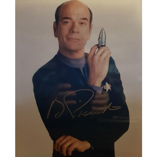 Autografo Robert Picardo Star Trek  Voyager 3 Foto 20x25