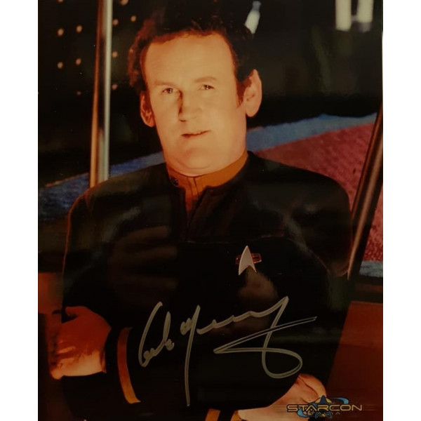 Autografo Colm Meaney Star Trek DS9 Foto 20x25
