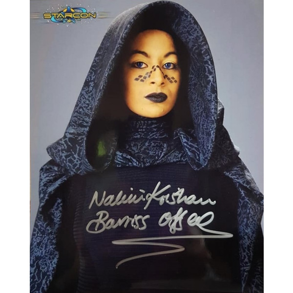 Autografo Nalini Krishan Star Wars Foto 20x25