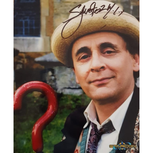 Autografo Sylvester McCoy Doctor Who 3 Foto 20x25