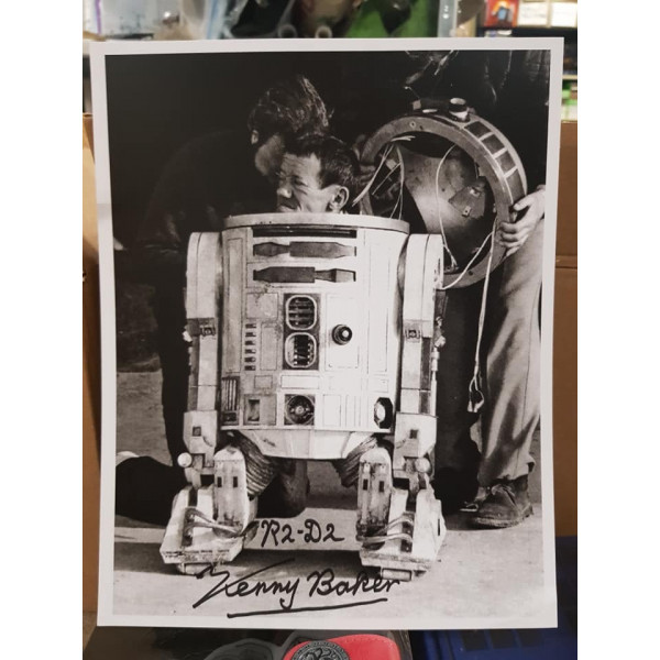 Autografo Star Wars Kenny Baker 2 - Foto 20x25