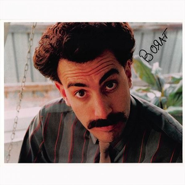 Autografo Sacha Baron Cohen - Borat Foto 20x25