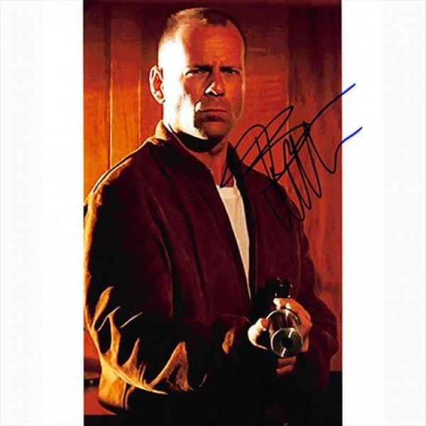 Autografo Bruce Willis - Pulp Fiction Foto 20x25