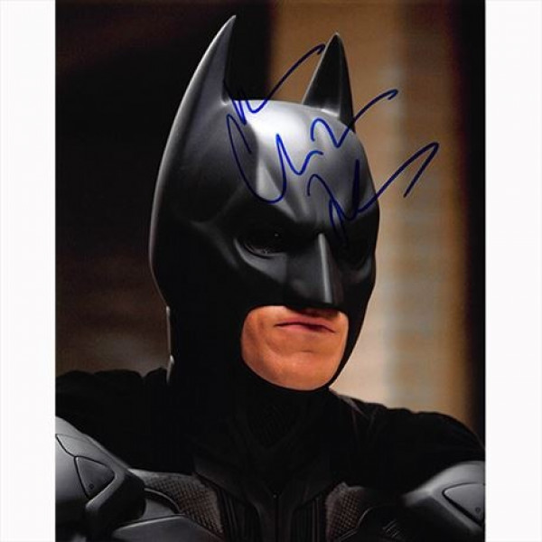Autografo Christian Bale - 2 - Batman The Dark Knight Foto 20x25