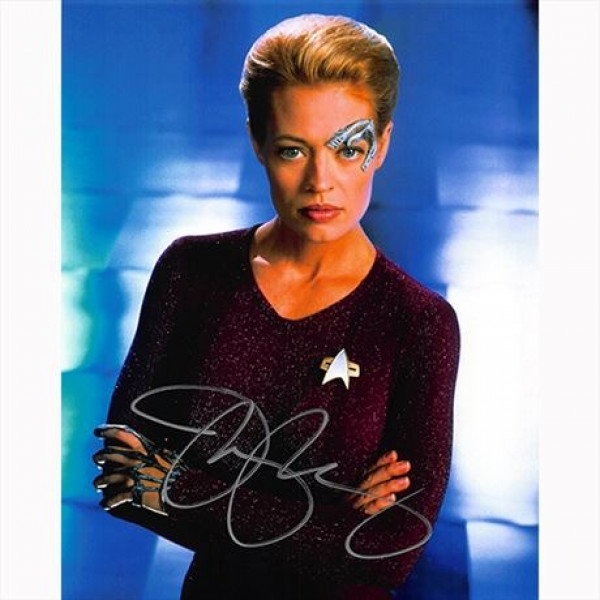 Autografo Jeri Ryan - Star Trek Foto 20x25