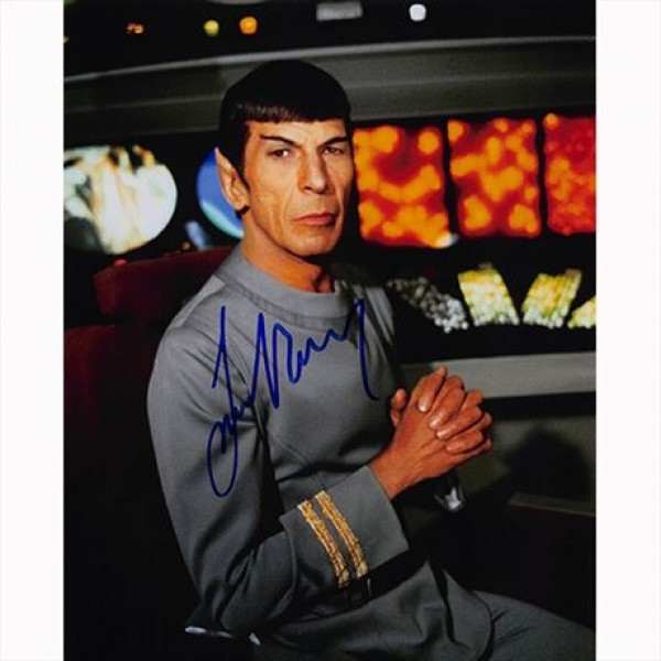 Autografo - Leonard Nimoy - Star Trek Foto 20x25