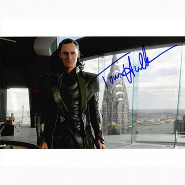 Autografo Tom Hiddleston - Loki Foto 20x25