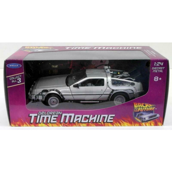 Auto 1:24 DELOREAN TIME MACHINE BACK TO FUTURE RITORNO FUTURO 