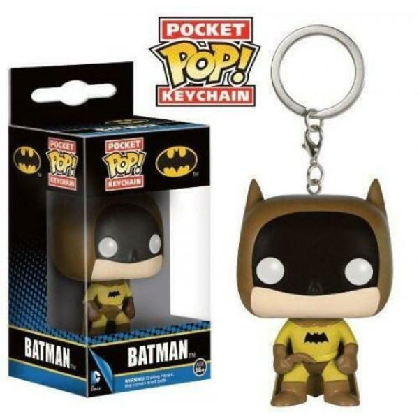 Funko Pocket POP! Keychain Portachiavi Batman 75th Batman Yellow