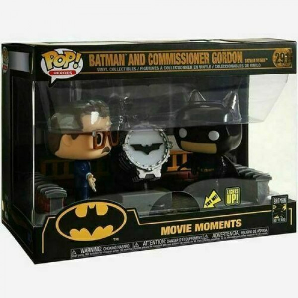 Funko Pop! Batman and commossioner Gordon 80th movie moments #291 