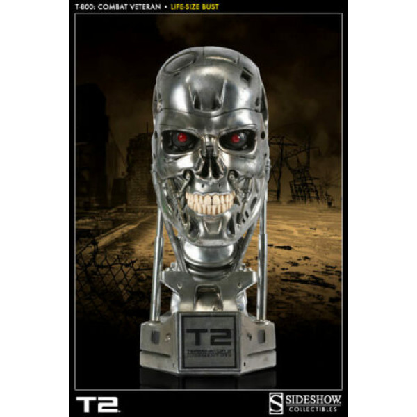 T-800: Combat Veteran Life-Size Bust by Sideshow Collectibles 