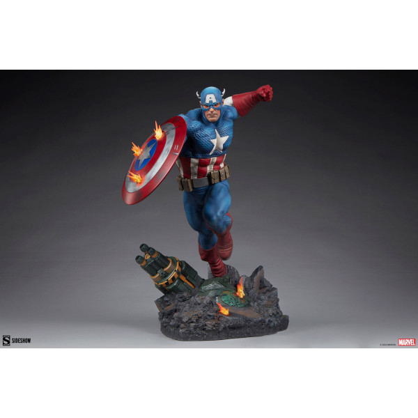 SIDESHOW Marvel Captain America 1:4 Premium Format Statue