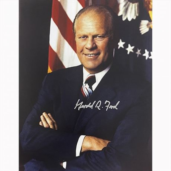 Autografo U.S. President Gerald Ford Foto 27x35