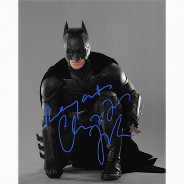 Autografo Christian Bale - 4 - Batman The Dark Knight Foto 20x25
