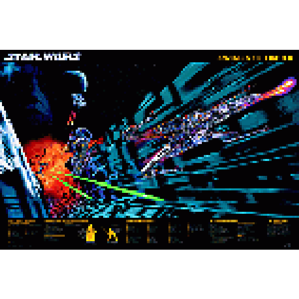 Litografia Cutaway Poster Star Wars X-wing fighter