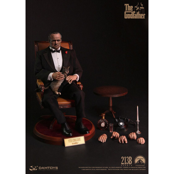 The Godfather DMS032  The Godfather 1972 Vito Corleone 1/6 action figure by Damtoys The Godfather Vito Corleone