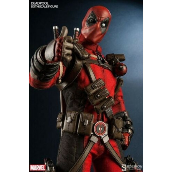 Sideshow Collectibles Deadpool Comic Version 1:6 Figure Highly Detailed