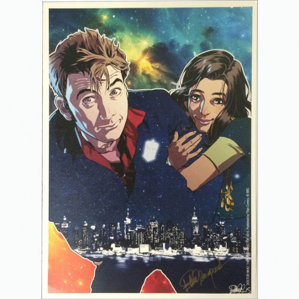 Litografia “Doctor Who: The Tenth Doctor 2015” Cover autografata da Elena Casagrande