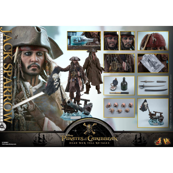 Hot Toys DX 15 POTC : DMTNT – Jack Sparrow