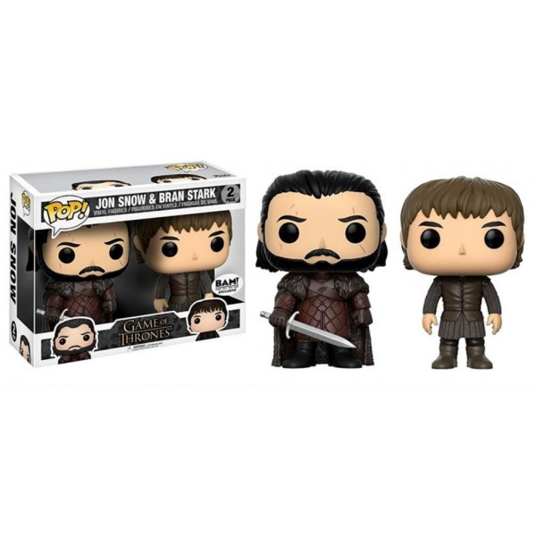 Funko Pop! Game of Thrones-Jon Snow And Bran Stark 2Pack-Limited Edition