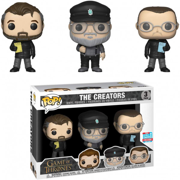 Funko Pop! Game of Thrones The Creators 3 Pack NYCC 2018 Exclusive