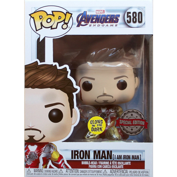 Funko Pop! Avengers Endgame # 580 IRON MAN  I Am Iron Man