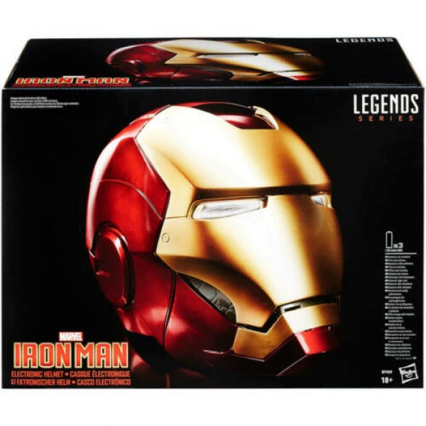 Iron Man Electronic Helmet Replica Casco Hasbro Legends Elmo Marvel Nuovo