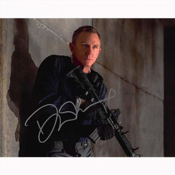 Autografo Daniel Craig - James Bond No Time to Die Foto 20x25