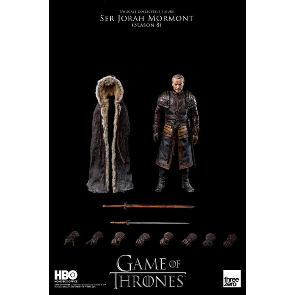 GAME OF THRONES Ser Jorah Mormont Season 8 Action Figure 1/6 31 cm THREEZERO