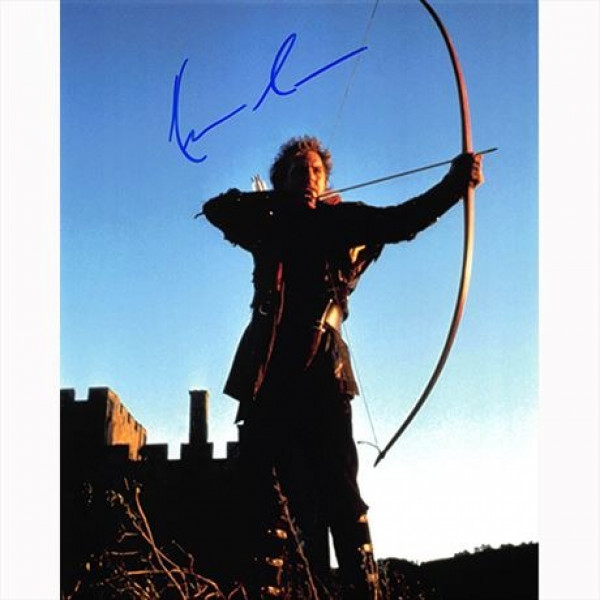 Autografo Kevin Costner - Robin Hood Foto 20x25