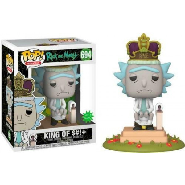Funko Pop! RICK AND MORTY King of $#!+ #694 with sound