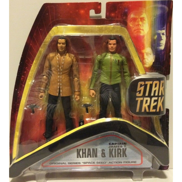 Star Trek Original Series “Space Seed” Figure Khan And Kirk Diamond Select Toys