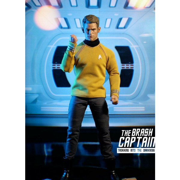 Iminime 1/6 scale figure Star Trek The Brash Captain, Kirk, Star Trek movie.