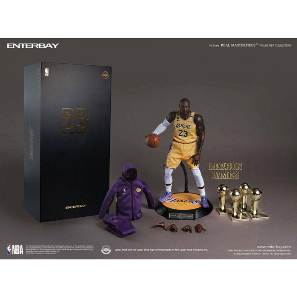 NBA Collection Real Masterpiece Actionfigur 1/6 LeBron James 30 cm