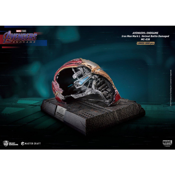 BEAST KINGDOM Master Craft MC-038 Marvel Avengers Endgame Iron Man Mark50 Damage