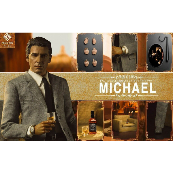 PRESENT TOYS 1/6 The second Mob Michael Corleone Al Pacino 12'' Male Figure Toy