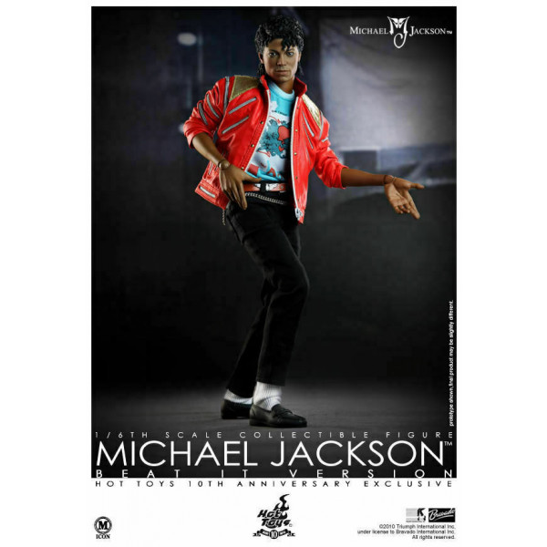Hot Toys Michael Jackson Beat It Version 1/6 10th Anniversary L.EDITION 596/2000