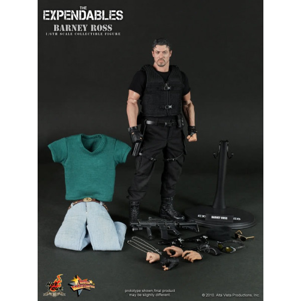 HOT TOYS MMS 138 THE EXPENDABLES - BARNEY ROSS