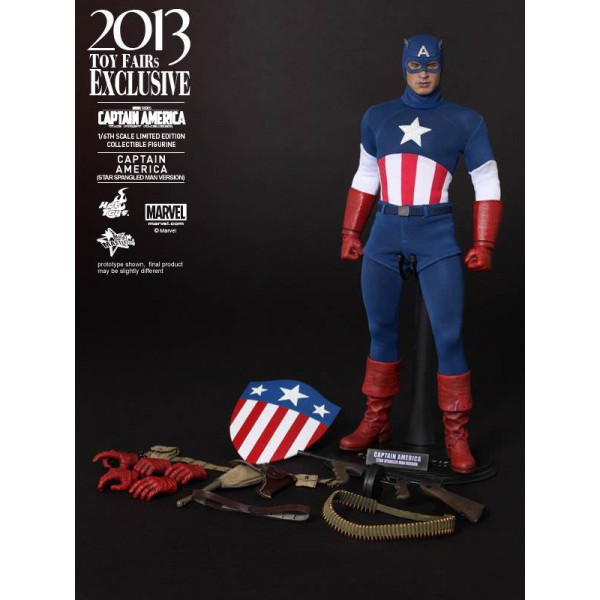 Hot Toys MMS 205 Captain America : First Avenger – Star Spangled Version