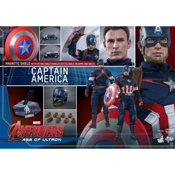 HOT TOYS MMS 281 AVENGERS: AGE OF ULTRON - CAPTAIN AMERICA