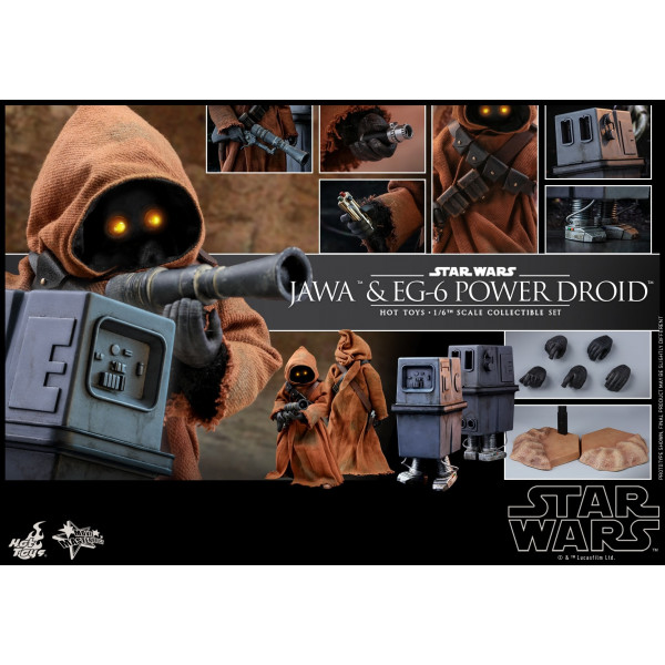 Hot Toys MMS 554 Star Wars IV – Jawa & EG-6 Power Droid