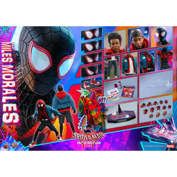 Hot Toys MMS 567 Spider-Man : Into The Spider-verse – Miles Morales IN STOCK